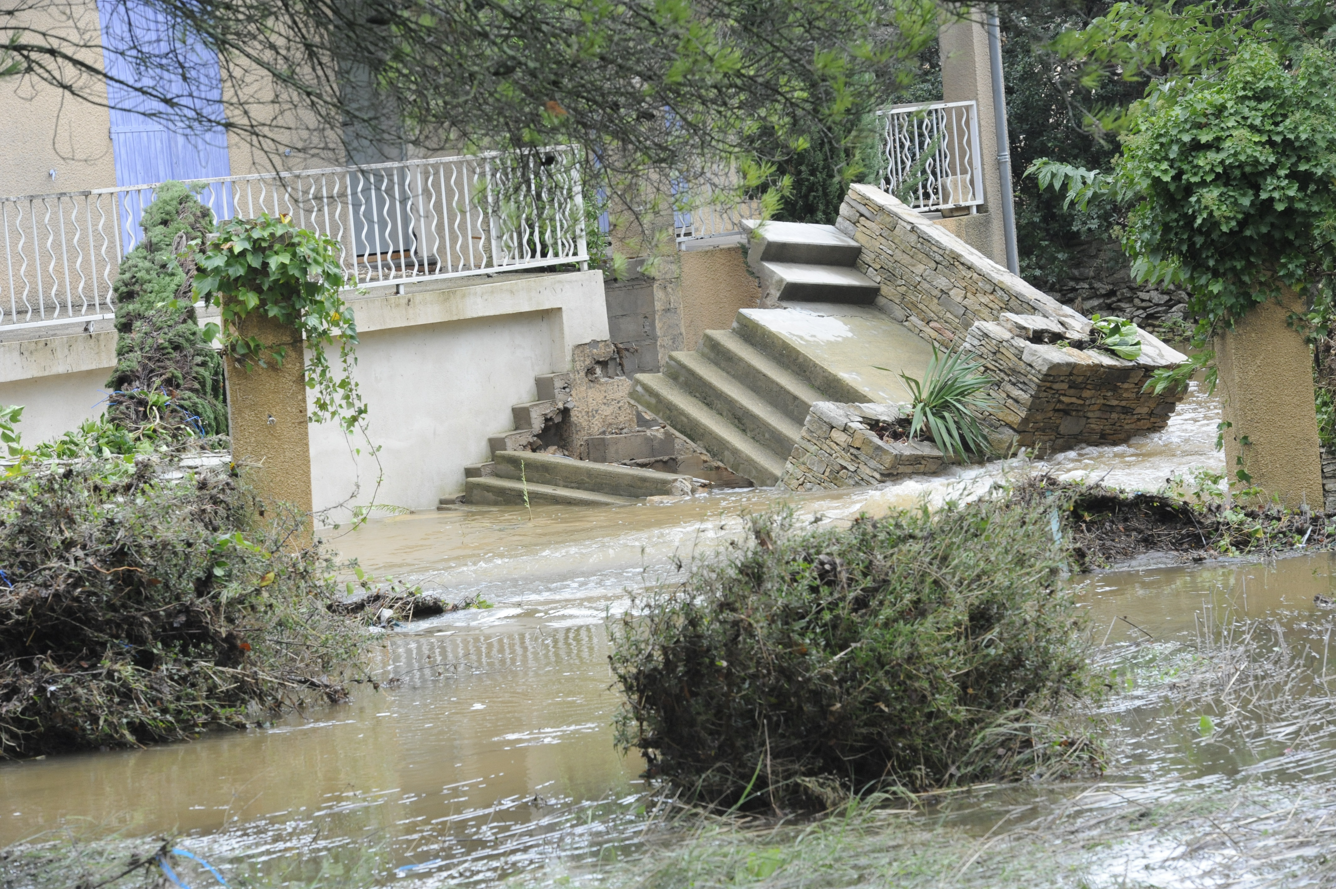 Inondation octobre 2014 ville de Nîmes
