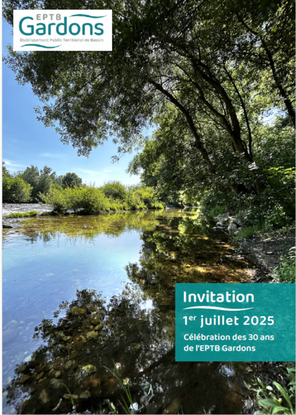 Inviation 30 ans des Gardons©EPTB Gardons