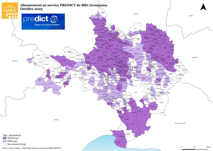 Télécharger la carte PREDICT