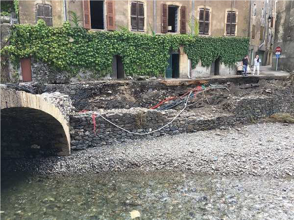 Crue septembre 2020 sur le BV de l'Hérault Val-Aigoual (© SIDPC)