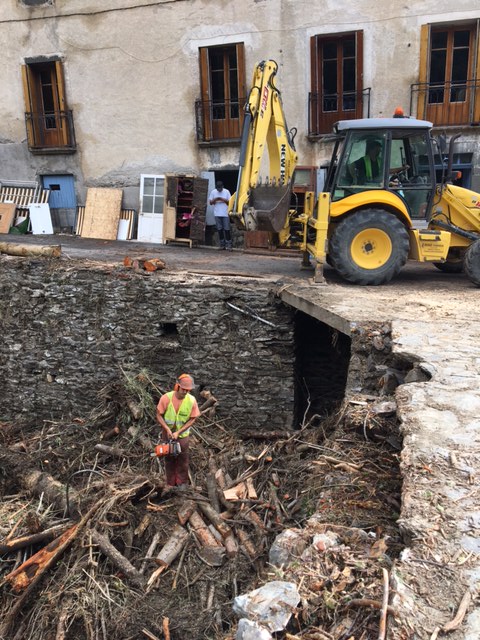 Crue septembre 2020 sur le BV des Gardons (© EPTB Gardons)